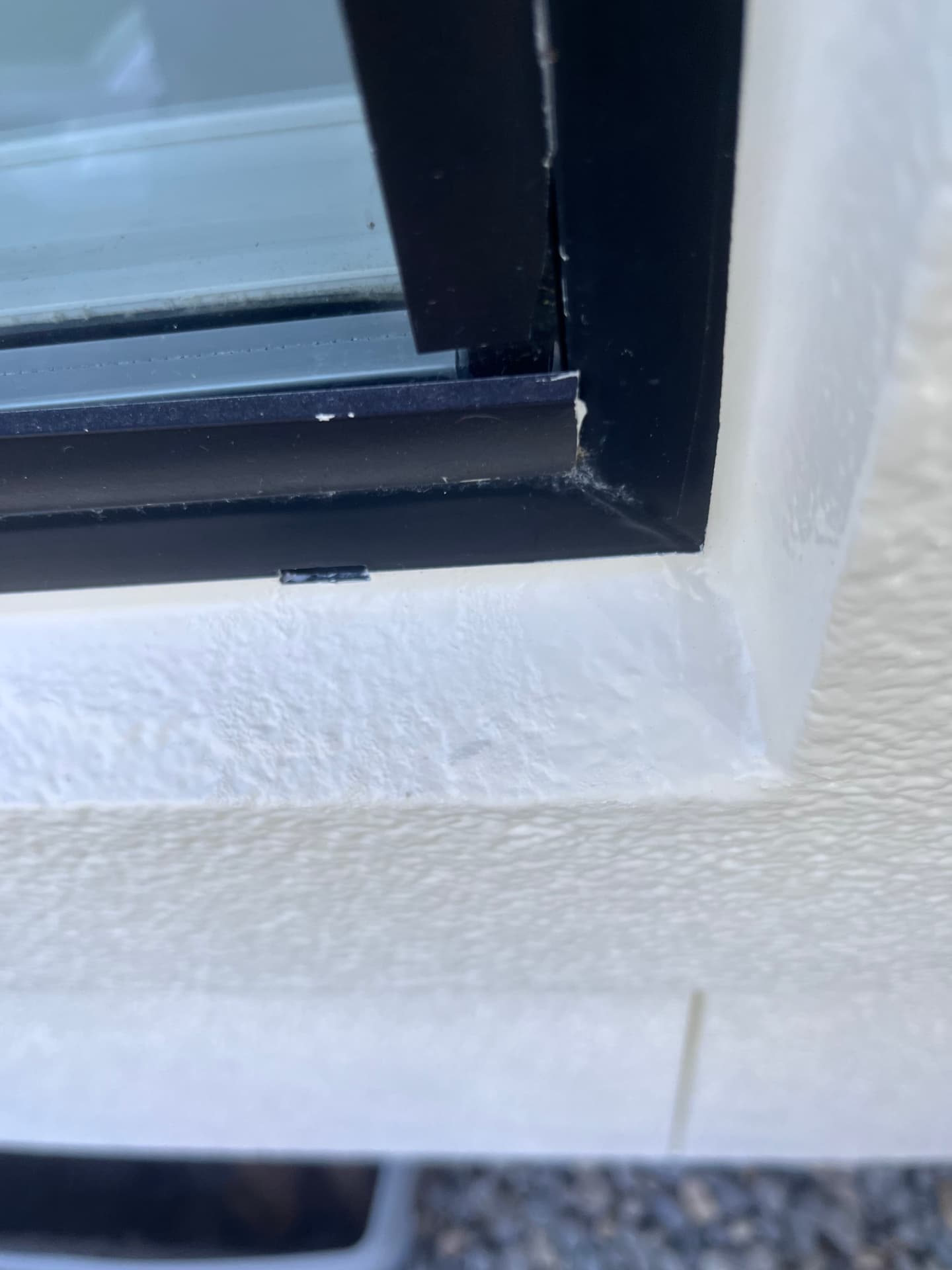 exterior window trim after painting